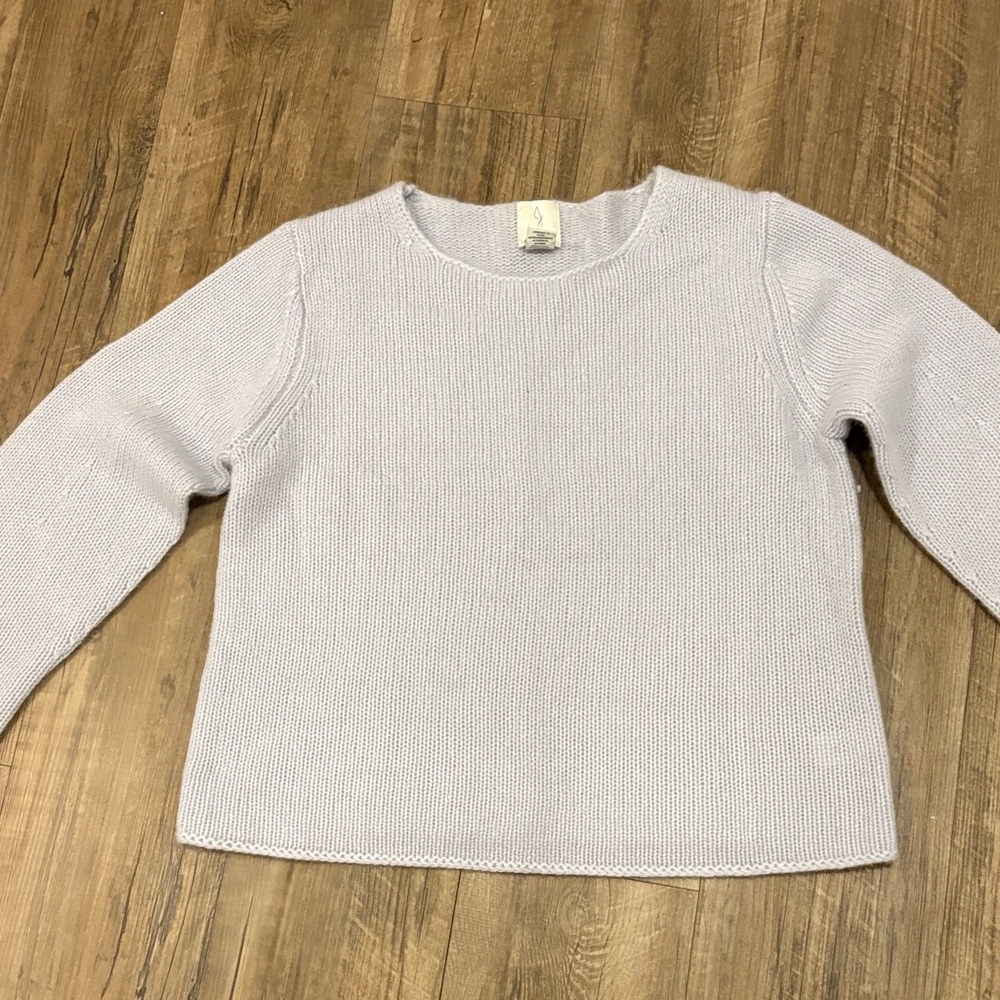 Classic light blue  Women's Cashmere Sweater